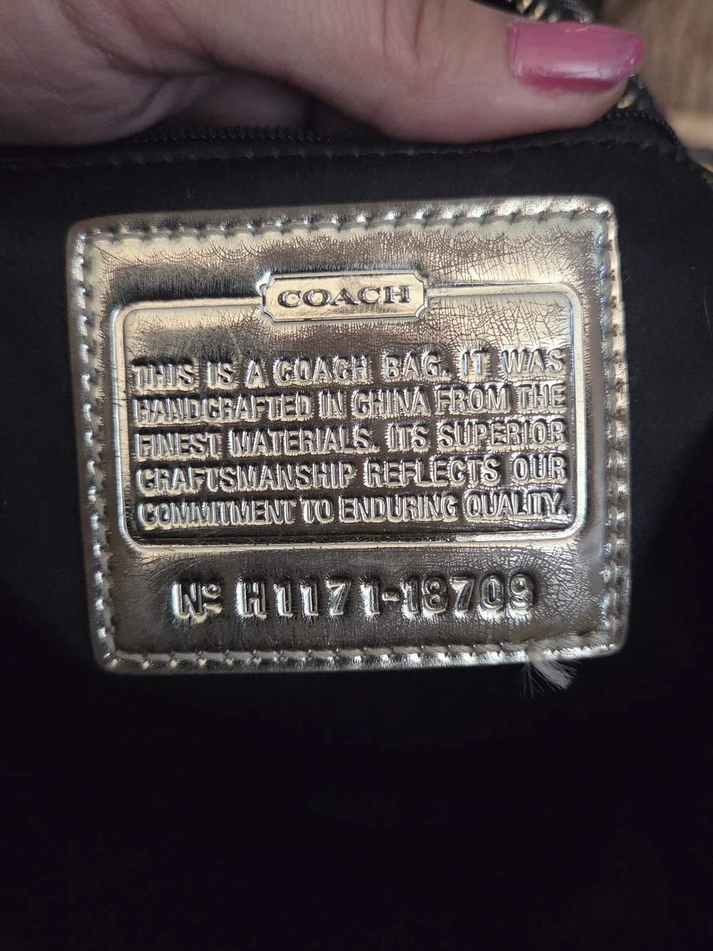 Coach very good
